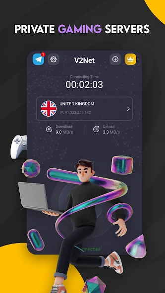 V2Net : V2ray Fast, secure скриншот